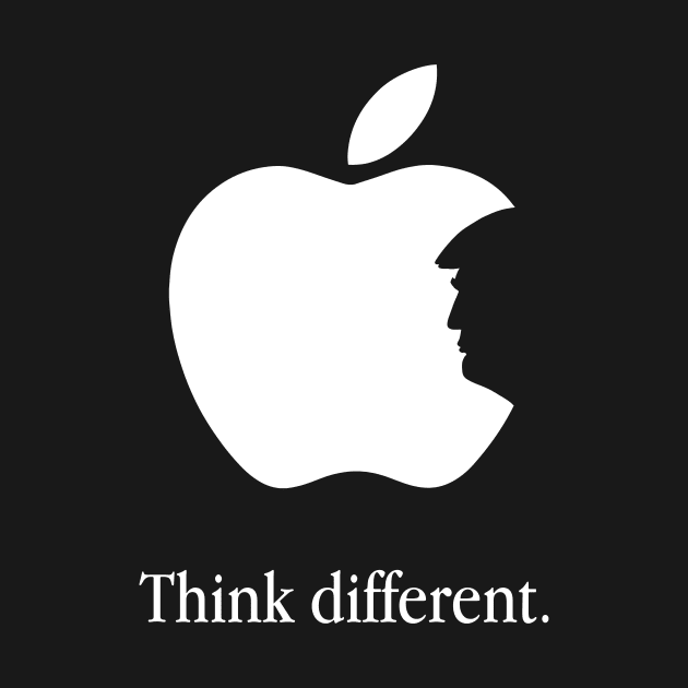 Think Different Trump by dumbshirts