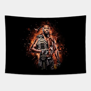 Jon Jones MMA Icon Tapestry