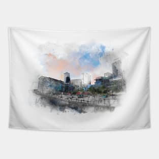 Salford Quays - Media City Tapestry