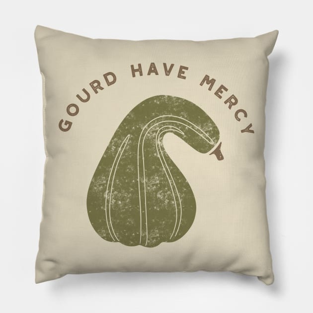 Gourd Have Mercy Pillow by Alissa Carin