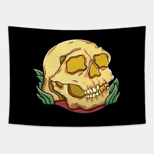 Skull head nature Tapestry