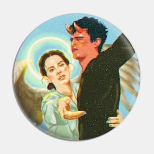 Norman Rockwell (heavenly version) Pin