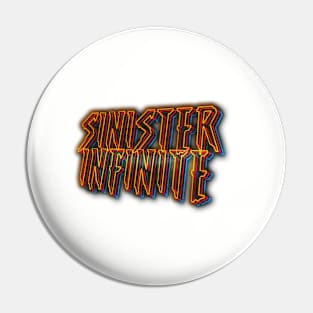 SINISTER INFINITE 80s Text Effects 4 Pin