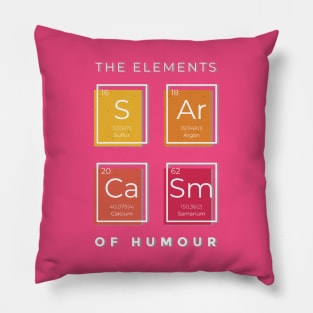 Elements of humour Pillow