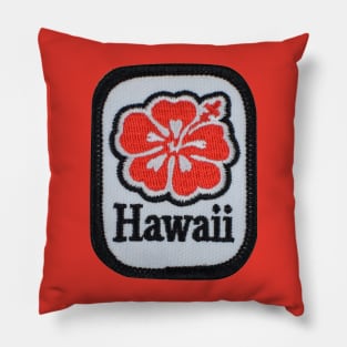 Hawaii Hibiscus Patch Pillow