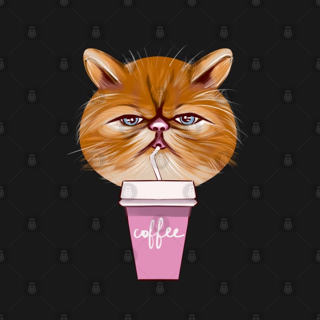 Morning Cat With Coffee by all_thebest_for_you