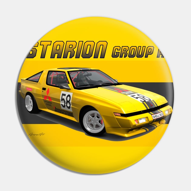 Mitsubishi Starion 58 Pin by PjesusArt