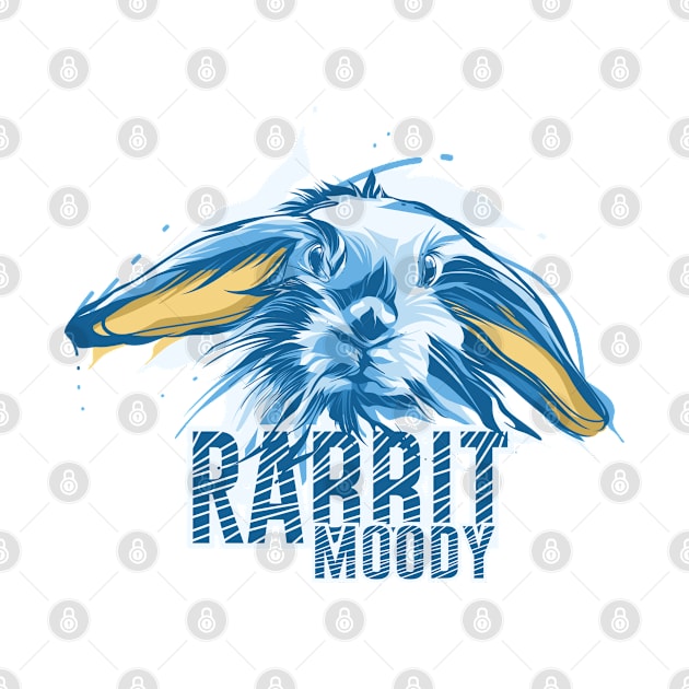 Rabbit Moody Vector Style by obiyshinichiart