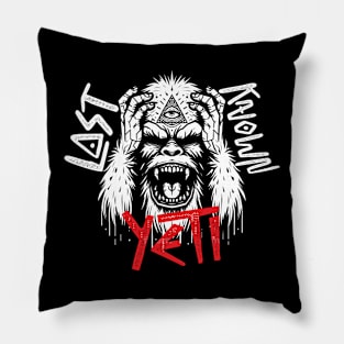 Last Known Yeti - LKY Badge Pillow