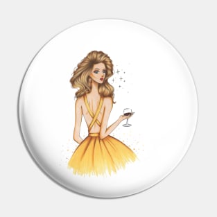 Party Girl Pin