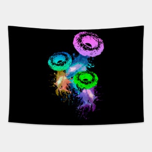 Colorful Donuts - Version 3 Tapestry