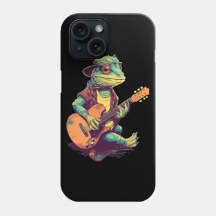 Lizard Musician Phone Case