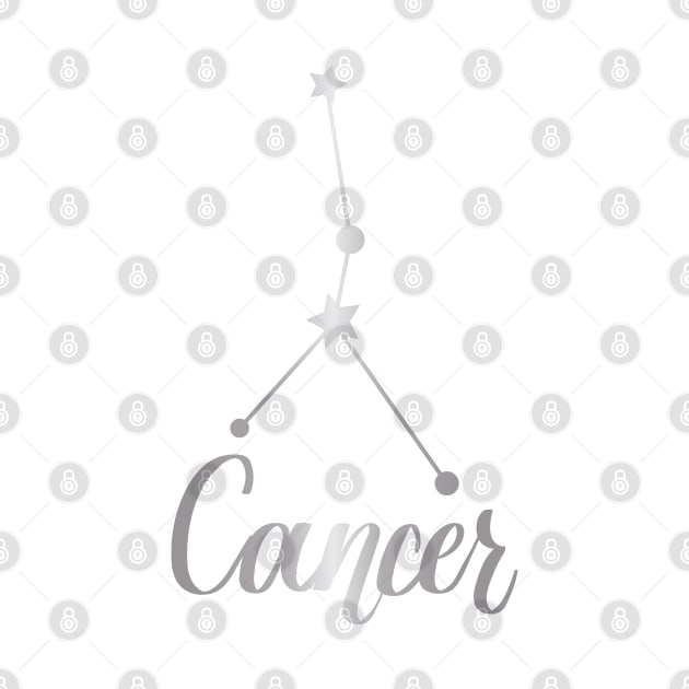 Cancer Zodiac Constellation in Silver by Kelly Gigi