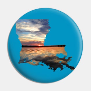 Louisiana Sunrise Pin