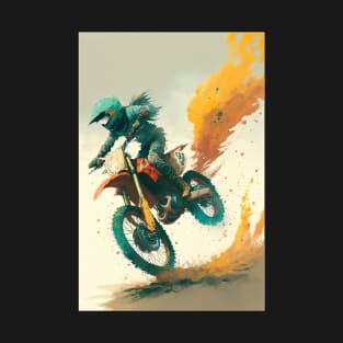 Dirt Bike Anime Style T-Shirt