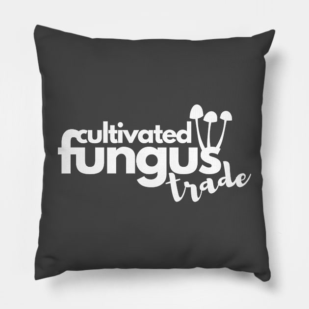 Cultivated Fungus Trade (light) Pillow by Hadeda Creative