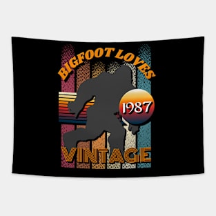 Bigfoot Loves Vintage 1987 Tapestry