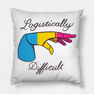 Logistically Difficult - Pansexual Pillow