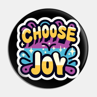 CHOOSE JOY - TYPOGRAPHY INSPIRATIONAL QUOTES Pin