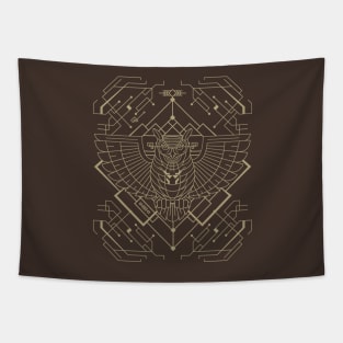 Tech Owl Tapestry