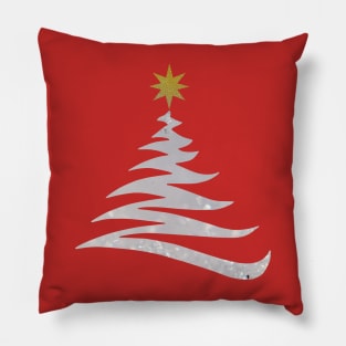 White Christmas Tree Pillow