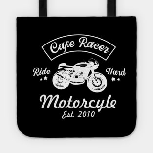 Motorcycle Caferacer Est 2010 Black Tote