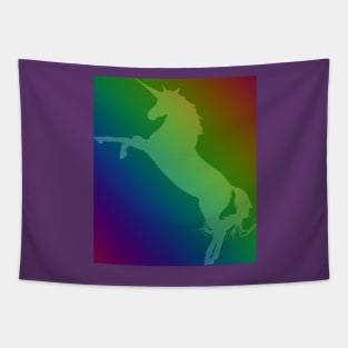 Colorful Unicorn - Artwork , Unicorns are cool Pattern Tapestry