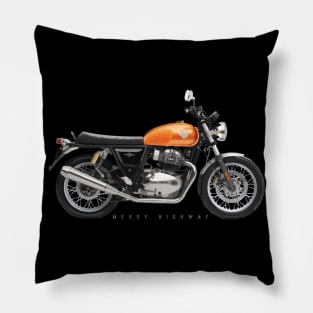 Royal Enfield Interceptor 650 18 orange, sn Pillow