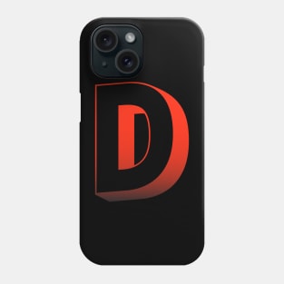 Letter D Letter Art Phone Case