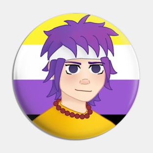 Toritsuka Non-Binary Pride Pin