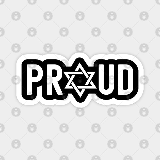 Proud Jewish Magnet by HobbyAndArt