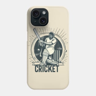 Cricket Player Phone Case