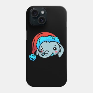 Christmas Jungle Face Elephant Phone Case