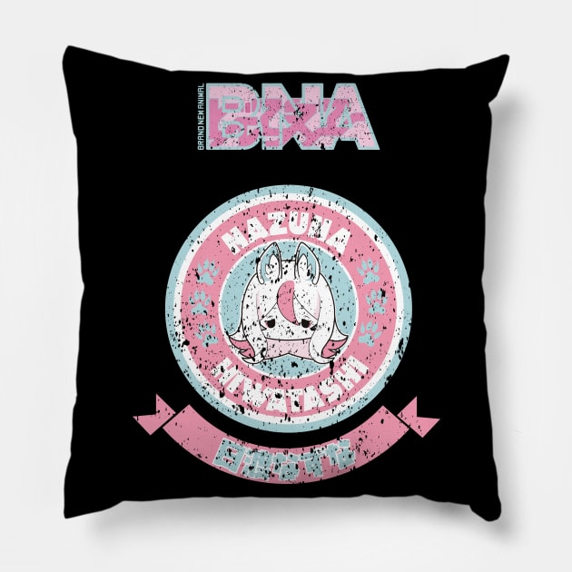 BRAND NEW ANIMAL (BNA): NAZUNA HIWATASHI CHIBI CIRCLE (GRUNGE STYLE) Pillow by FunGangStore