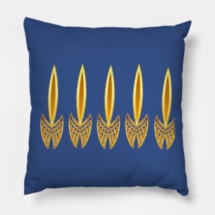 Gold shine beautyful art design. Pillow