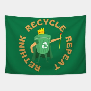 Rethink Recycle Repeat Tapestry