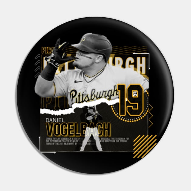 Daniel Vogelbach Baseball Paper Poster Pirates - Daniel Vogelbach - Sticker