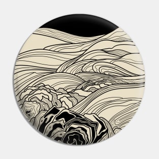 À rebours: marine landscape Pin