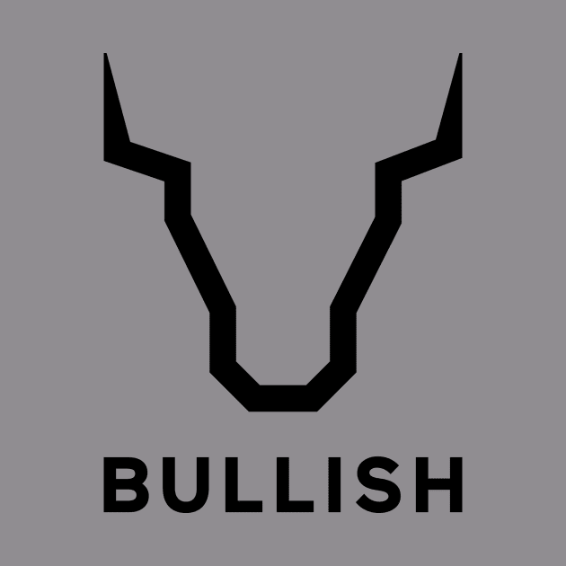 Bullish Black Logo - Bullish Crypto - Bullish Trend by Magicform