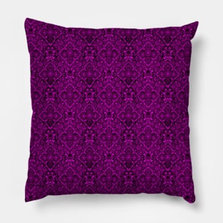 Skull and Crossbones Neck Gator Purple Crossbones Pattern Pillow