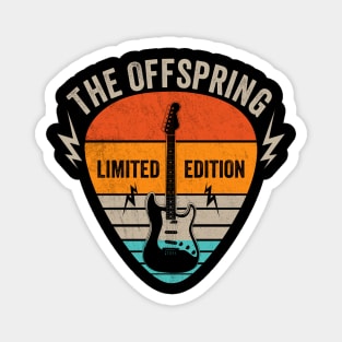 Vintage Offspring Name Guitar Pick Limited Edition Birthday Magnet