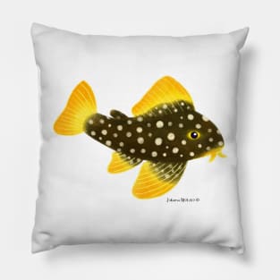 Golden Nugget Pleco Fish Pillow