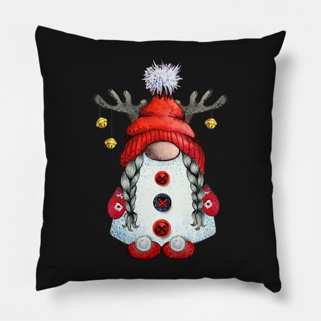 hangin with my preschool gnomies, christmas gnomes Pillow by KyrgyzstanShop