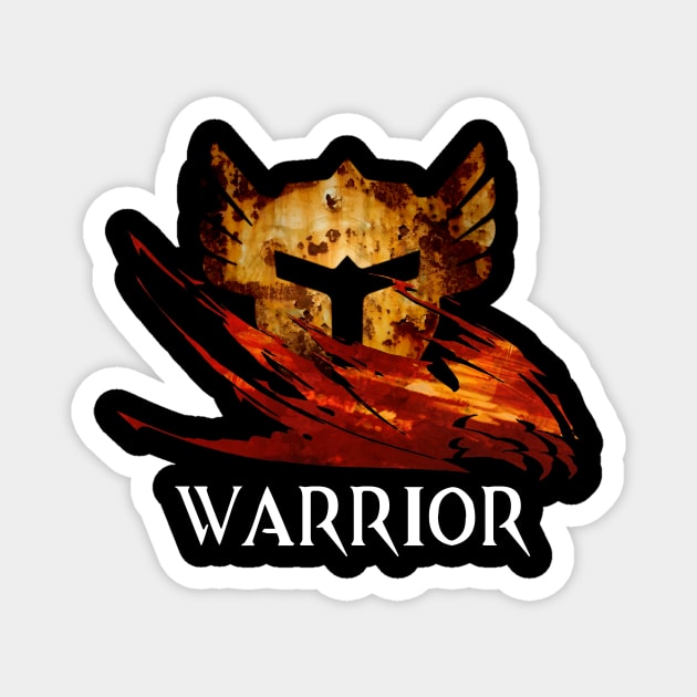 GW2 Warrior profession Fantasy medieval Wars MMORPG gamer Magnet by Asiadesign