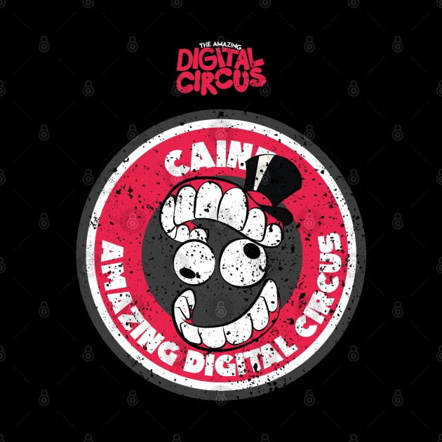 CAINE CIRCLE EMBLEM: THE AMAZING DIGITAL CIRCUS (GRUNGE STYLE) by FunGangStore