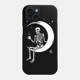 Coffee on the moon Phone Case