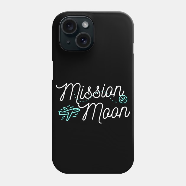 Mission Moon Phone Case by Trader Shirts