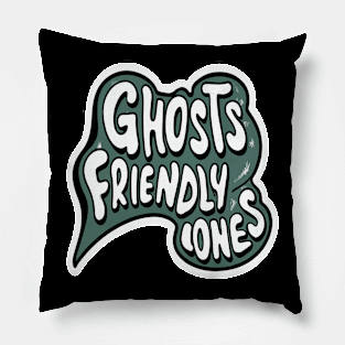 Ghosts, friendly ones Pillow