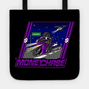 Money Chase(Purple) Tote