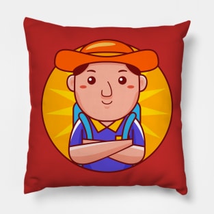 Traveller Man Pillow